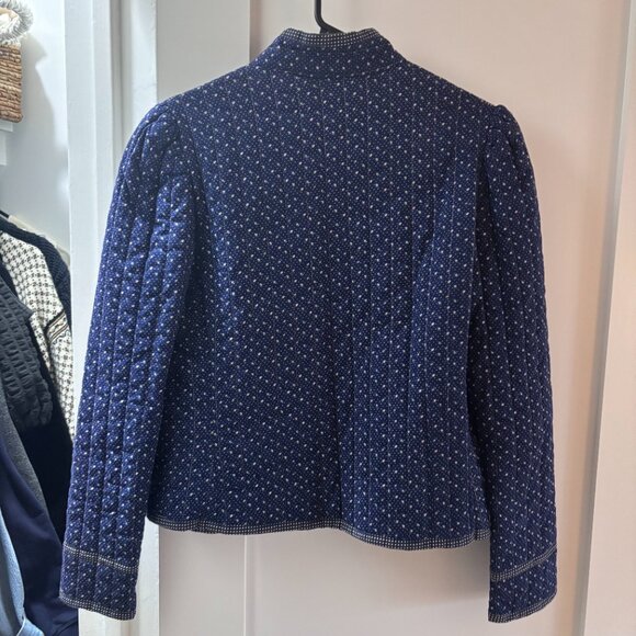 Vintage Quilted Jacket Gunne Sax Jessica McClintock Size Medium - Picture 5 of 5